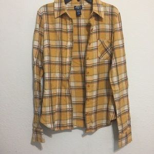 Yellow plaid flannel